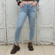  Класически Skinni светло сини дънки с висока талия подходящи за сезона-1296