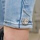  Класически Skinni светло сини дънки с висока талия подходящи за сезона-1296